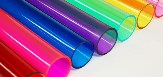 plastic rods tubes 