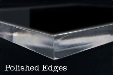 POLISHED edges CNC CUT Cell Cast Acrylic/Plexiglass Sheet 2" x 6" x 6" STUNNING 