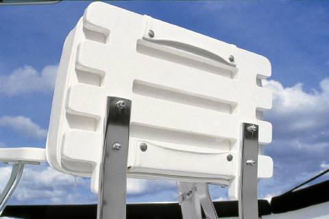 Boat chair made from marine plastic