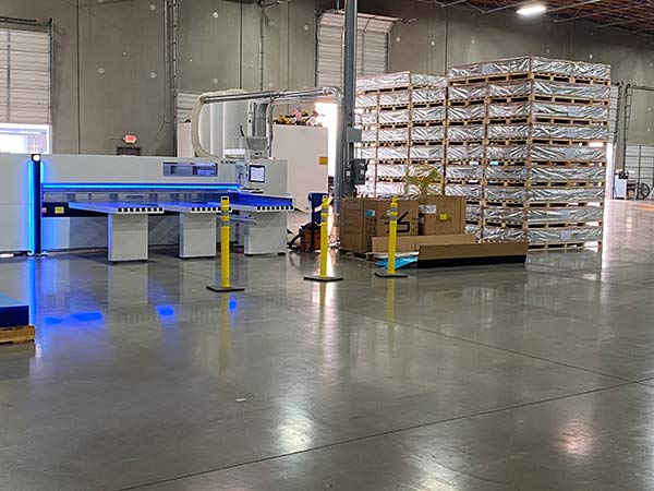 Shipping station at TAP Plastics